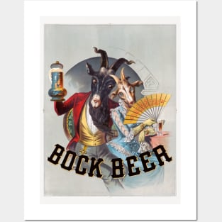 Bock Beer USA Vintage Poster 1883 Posters and Art